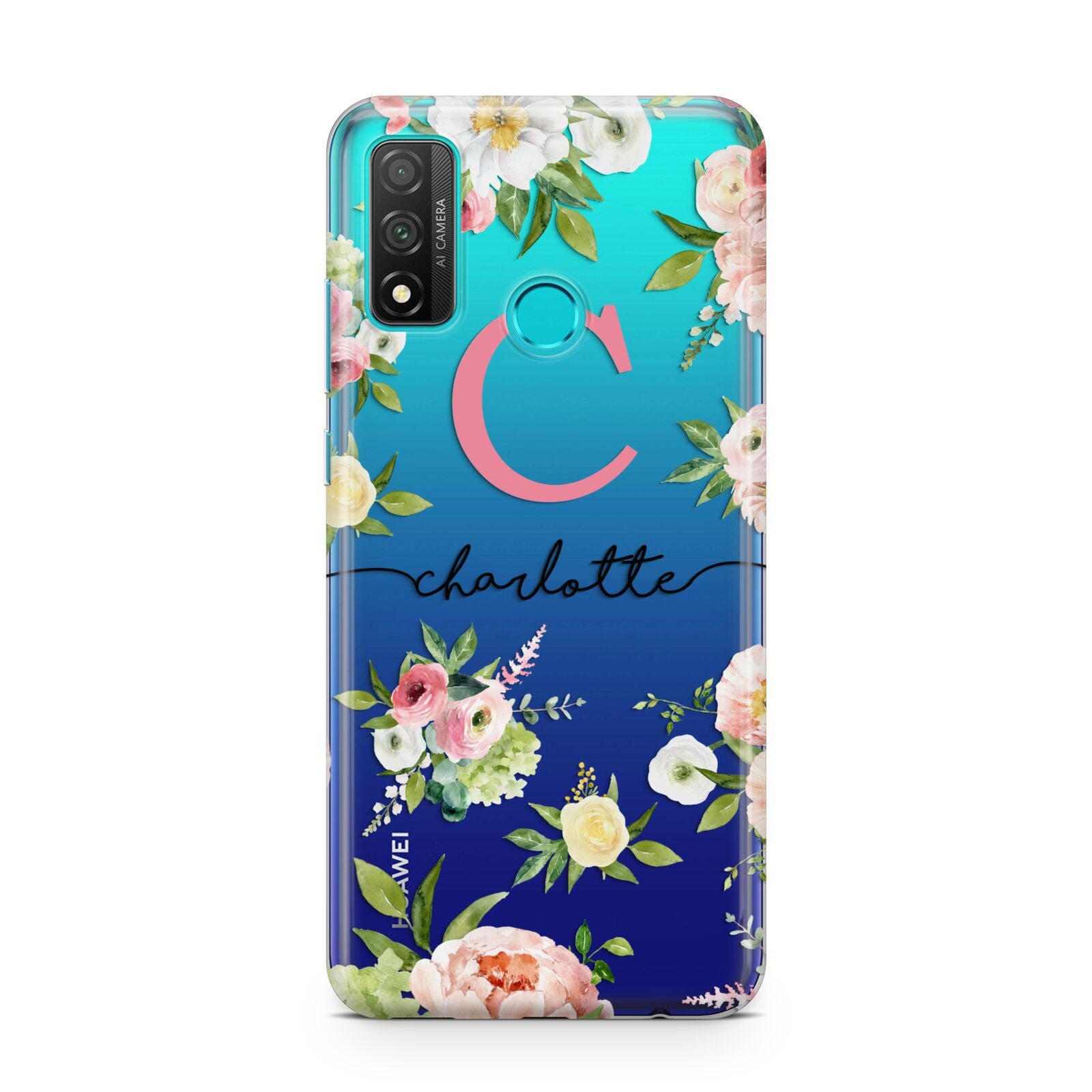 Personalised Floral Huawei P Smart 2020