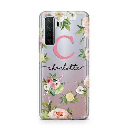 Personalised Floral Huawei P40 Lite 5G Phone Case