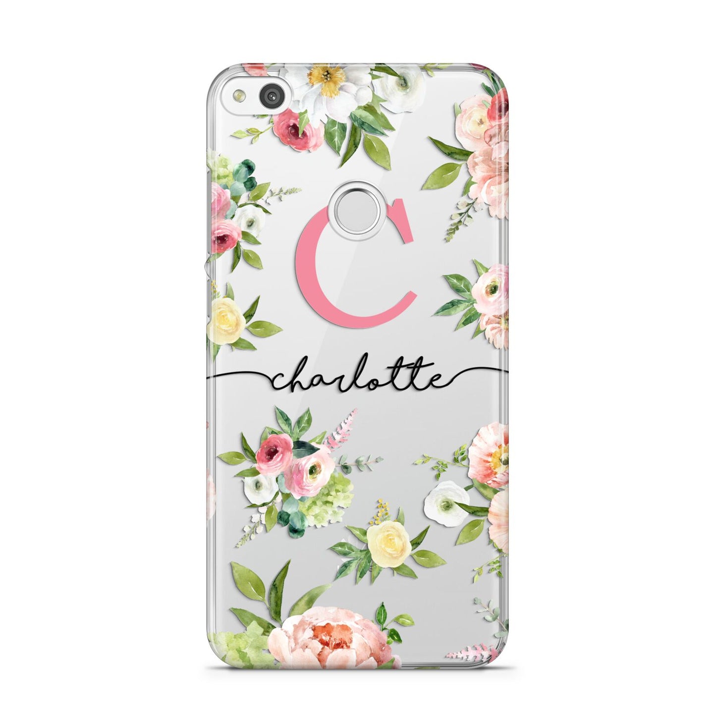 Personalised Floral Huawei P8 Lite Case