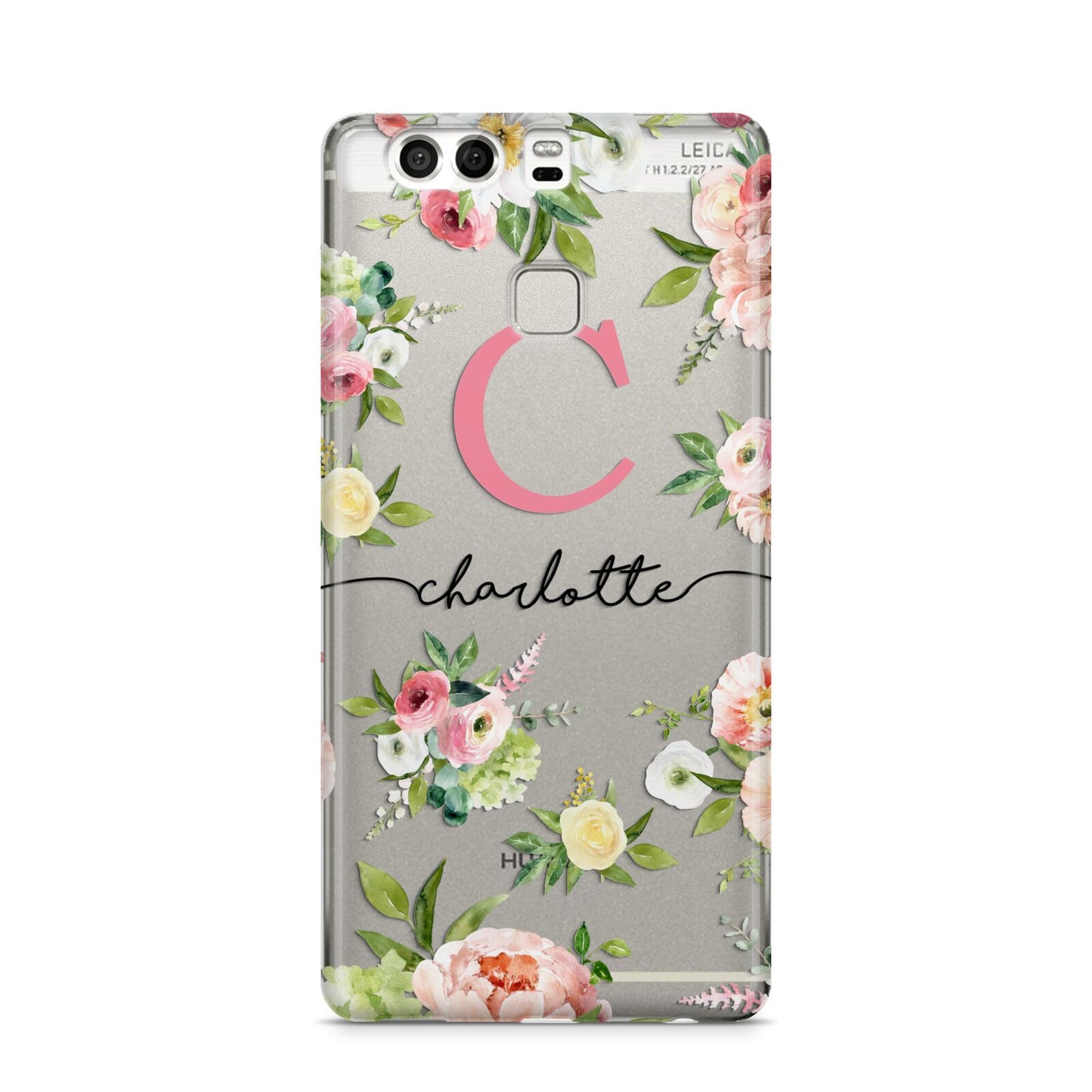 Personalised Floral Huawei P9 Case