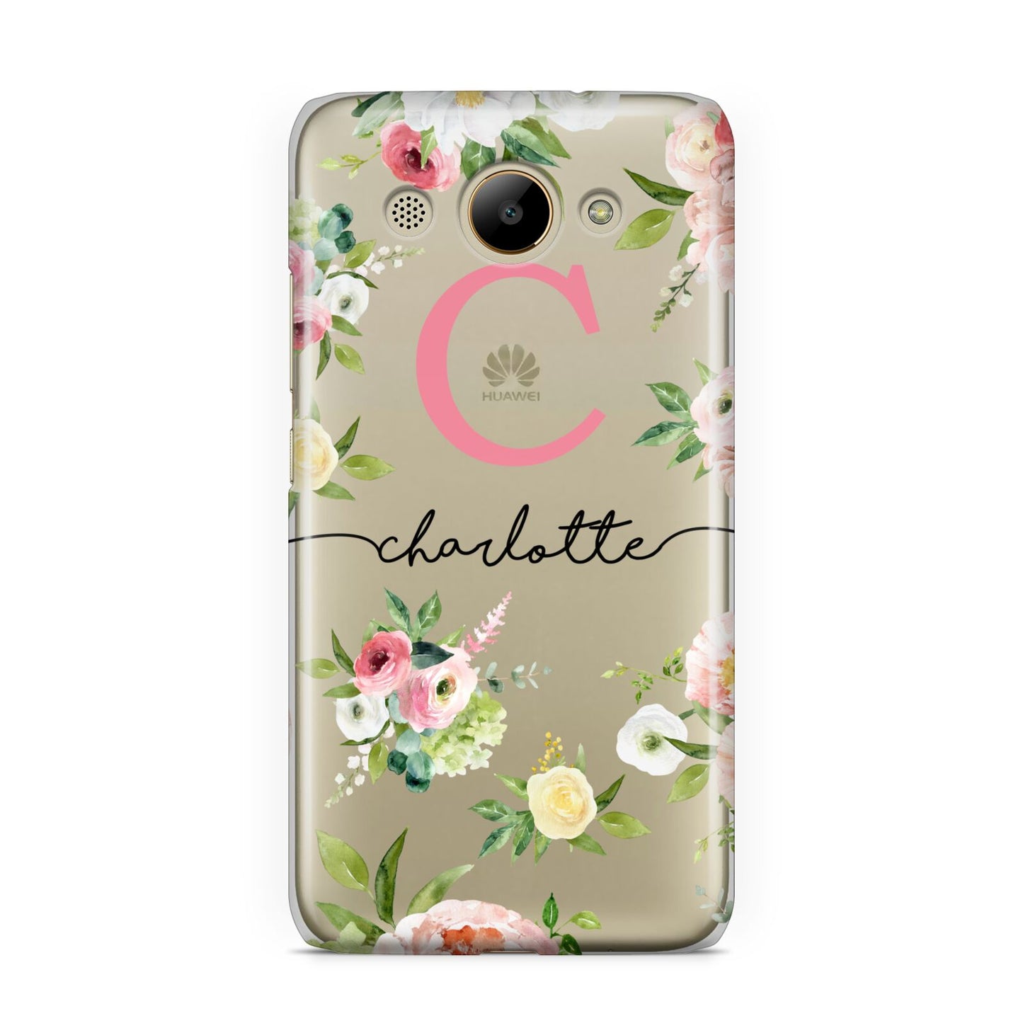 Personalised Floral Huawei Y3 2017