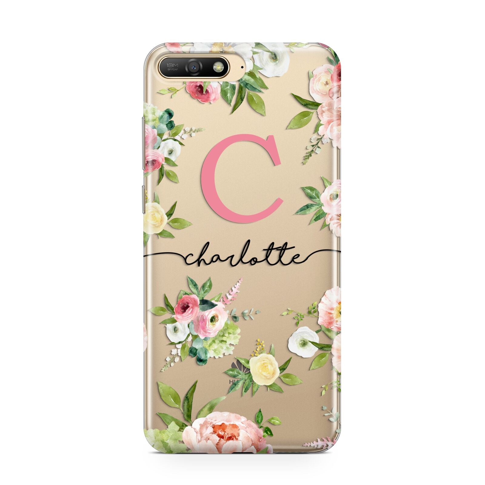 Personalised Floral Huawei Y6 2018