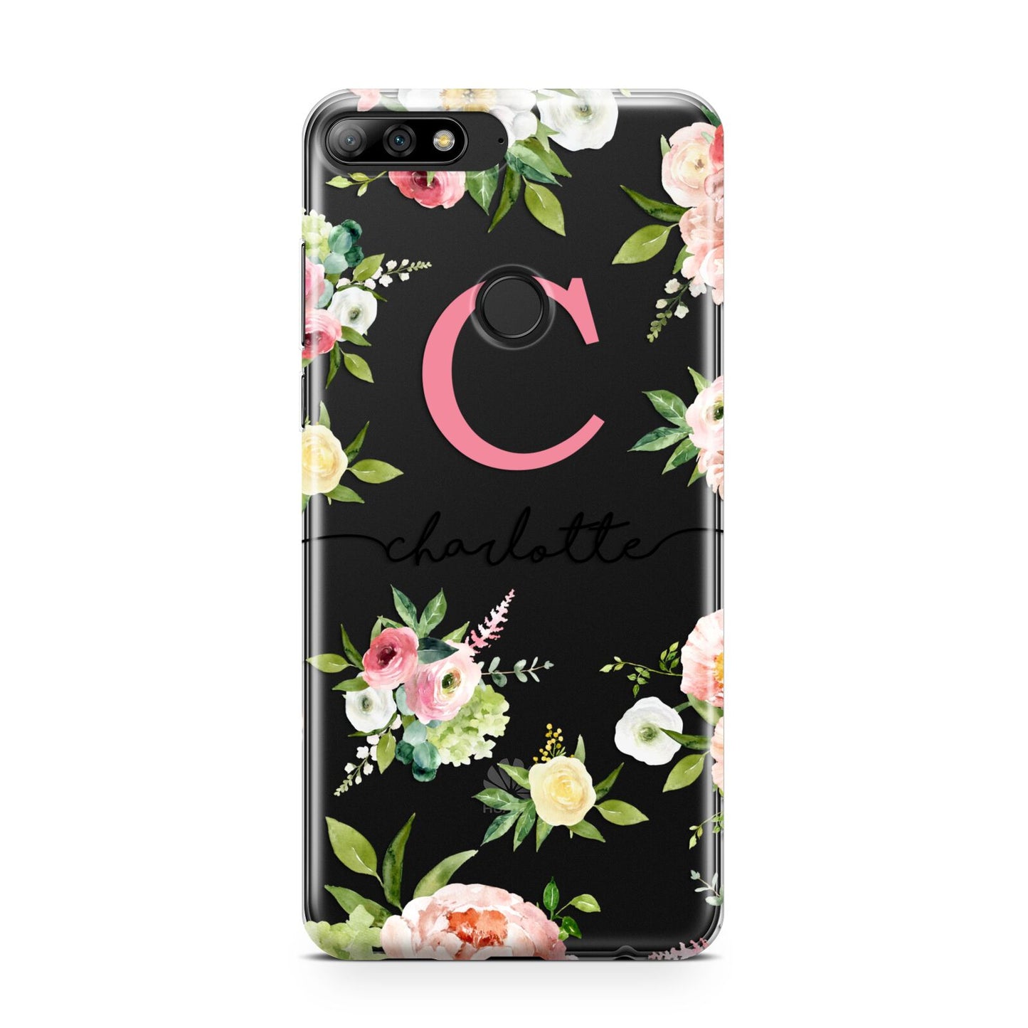 Personalised Floral Huawei Y7 2018