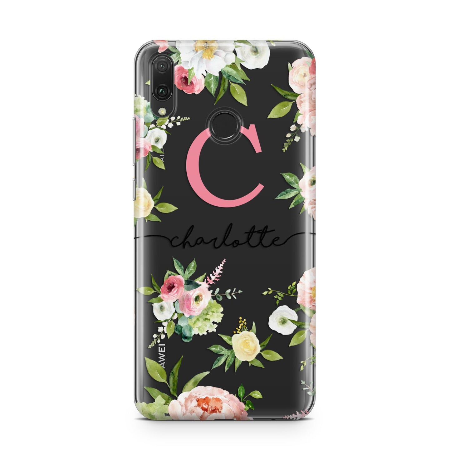 Personalised Floral Huawei Y9 2019