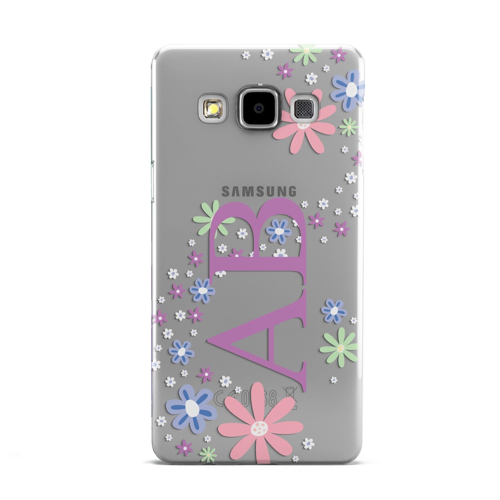 Personalised Floral Initials Samsung Galaxy A5 Case