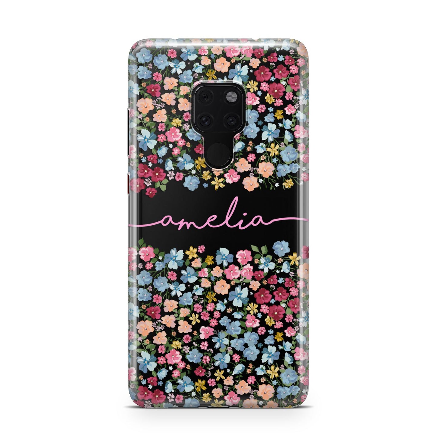 Personalised Floral Meadow Huawei Mate 20 Phone Case