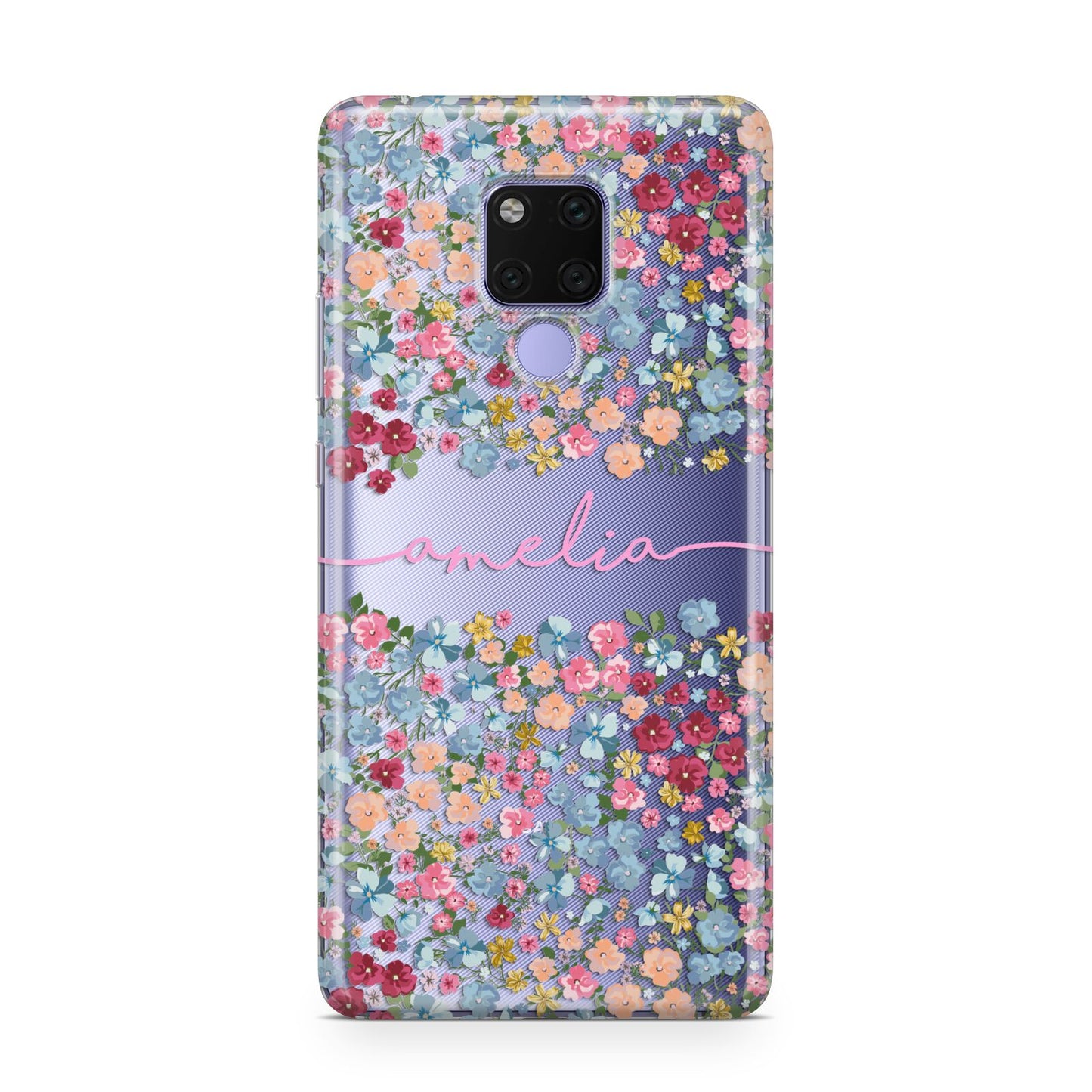Personalised Floral Meadow Huawei Mate 20X Phone Case