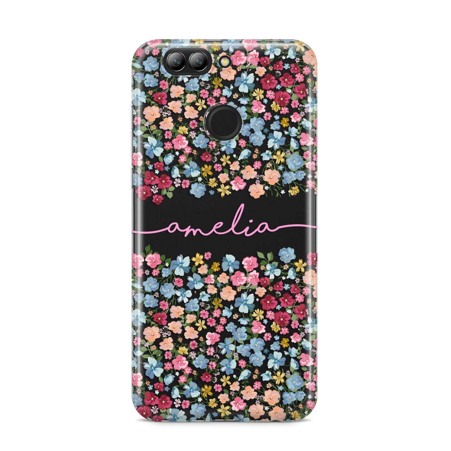 Personalised Floral Meadow Huawei Nova 2s Phone Case