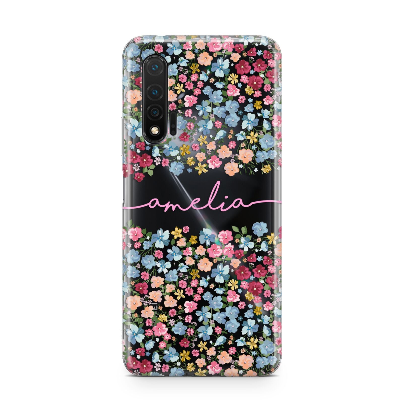 Personalised Floral Meadow Huawei Nova 6 Phone Case