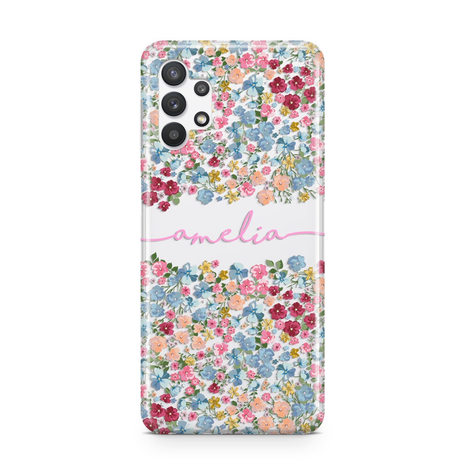 Personalised Floral Meadow Samsung A32 5G Case