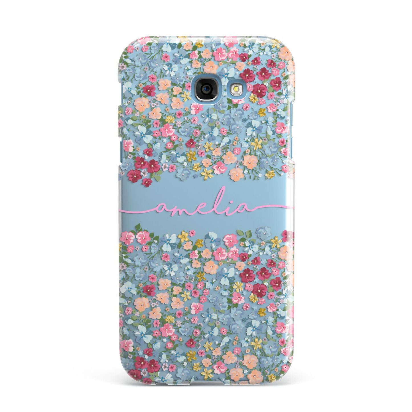 Personalised Floral Meadow Samsung Galaxy A7 2017 Case