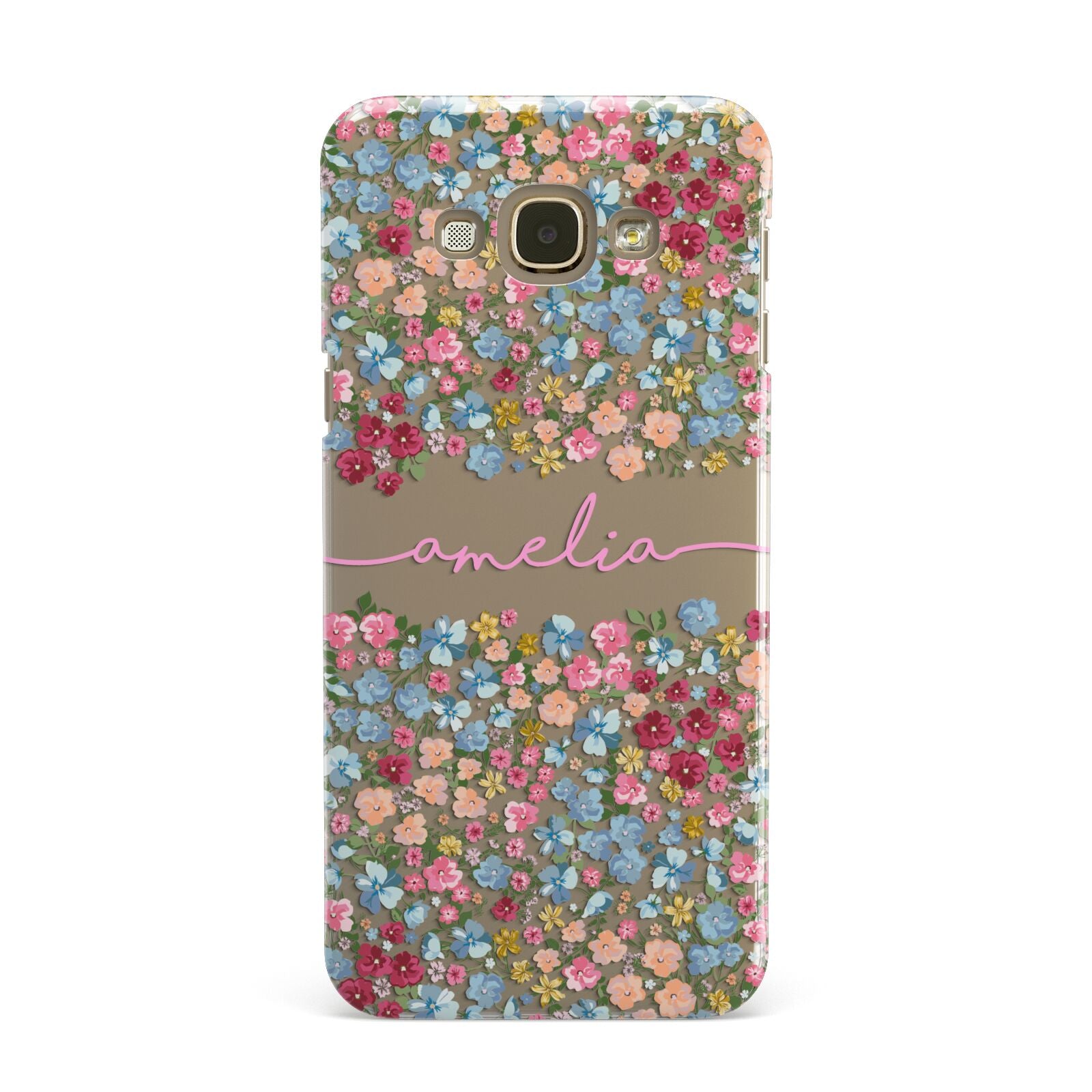 Personalised Floral Meadow Samsung Galaxy A8 Case