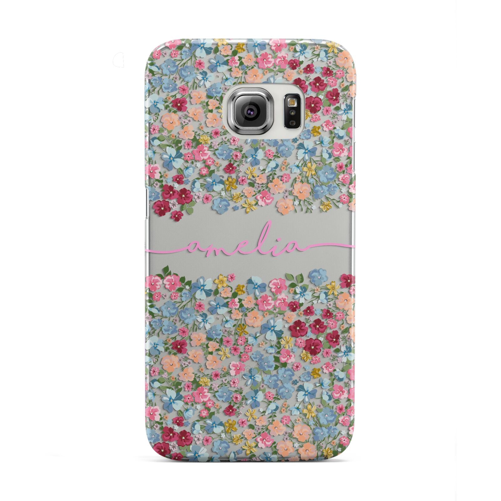 Personalised Floral Meadow Samsung Galaxy S6 Edge Case