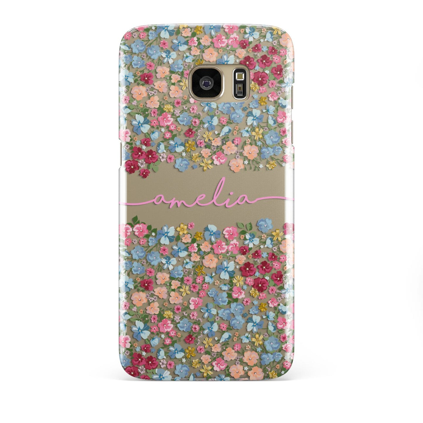 Personalised Floral Meadow Samsung Galaxy S7 Edge Case