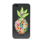 Personalised Floral Pineapple Apple iPhone 4s Case