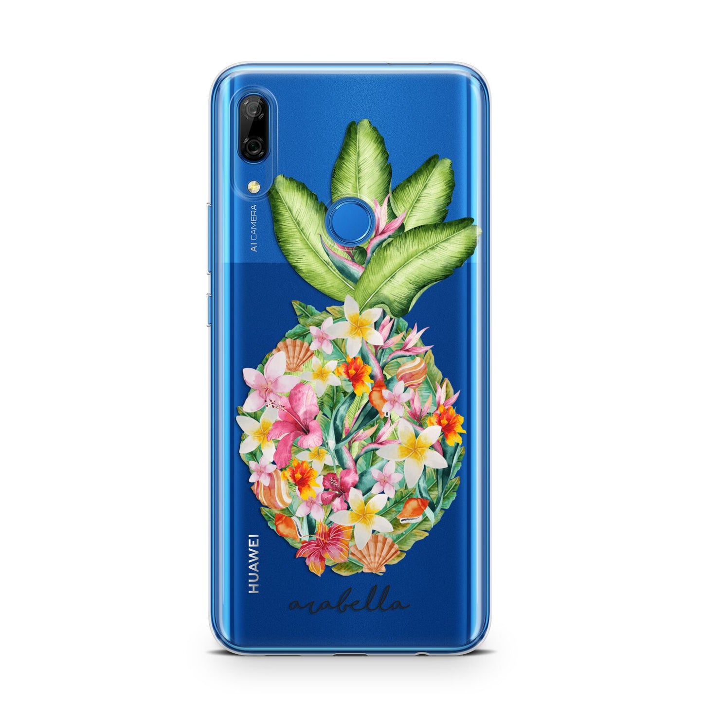 Personalised Floral Pineapple Huawei P Smart Z