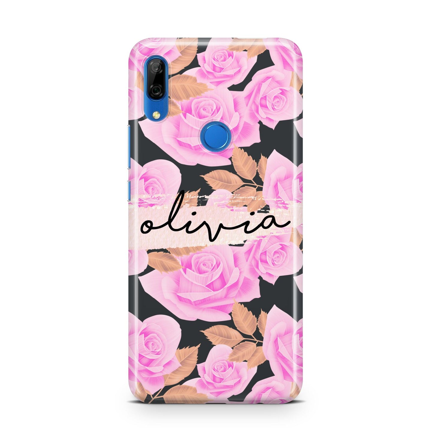 Personalised Floral Pink Roses Huawei P Smart Z