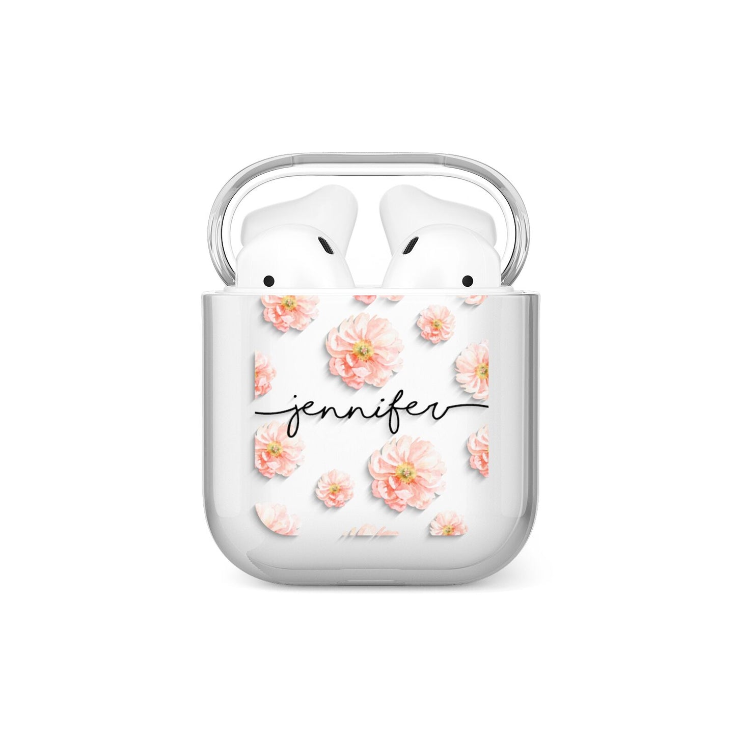 Personalised Flower Name AirPods Case