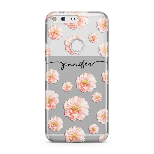 Personalised Flower Name Google Pixel Case