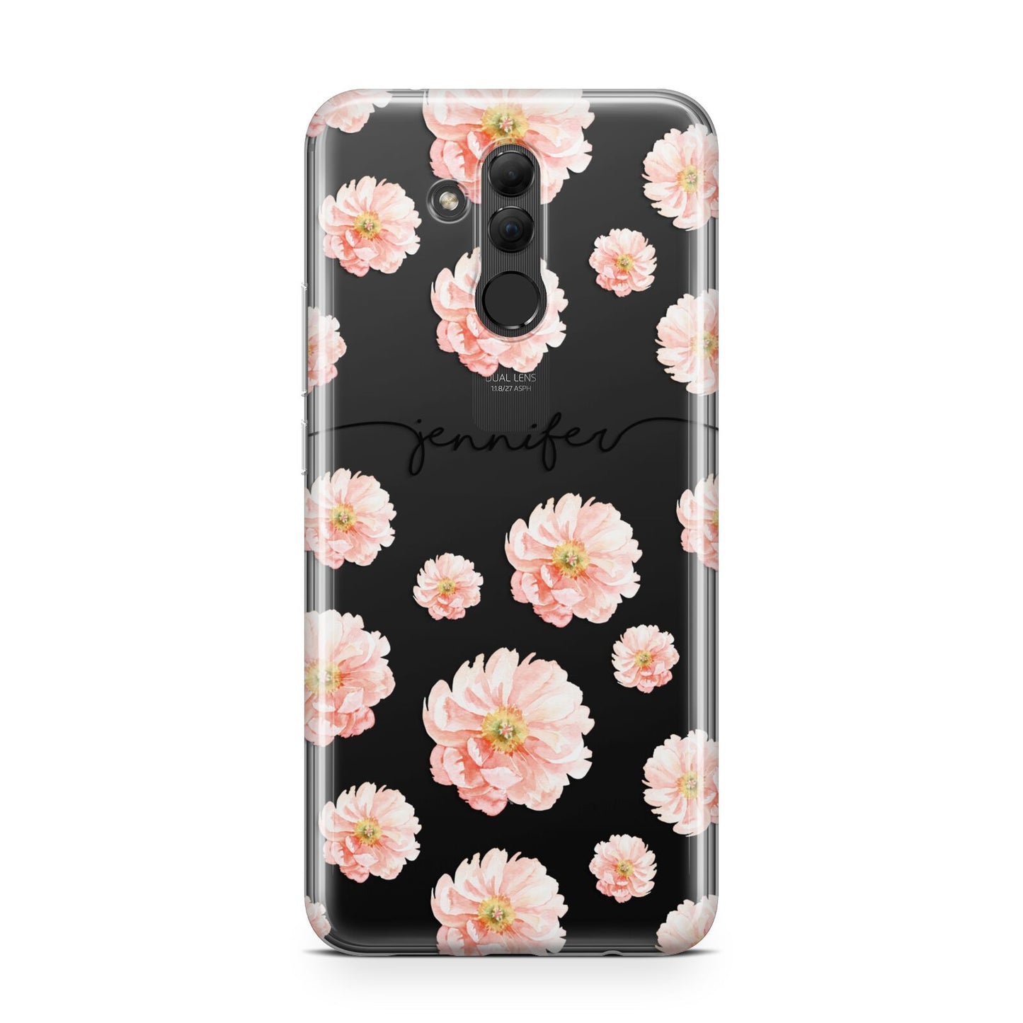 Personalised Flower Name Huawei Mate 20 Lite