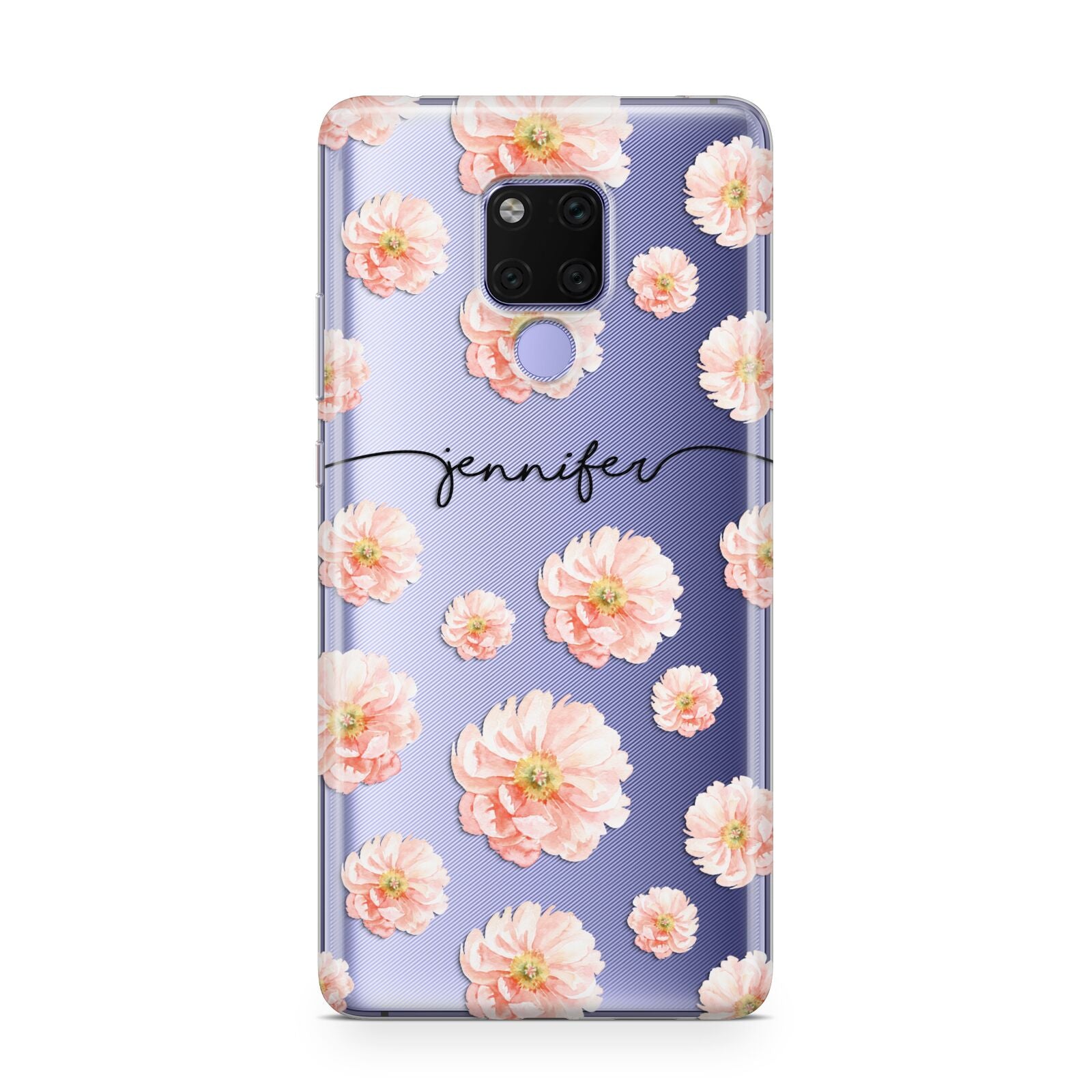 Personalised Flower Name Huawei Mate 20X Phone Case