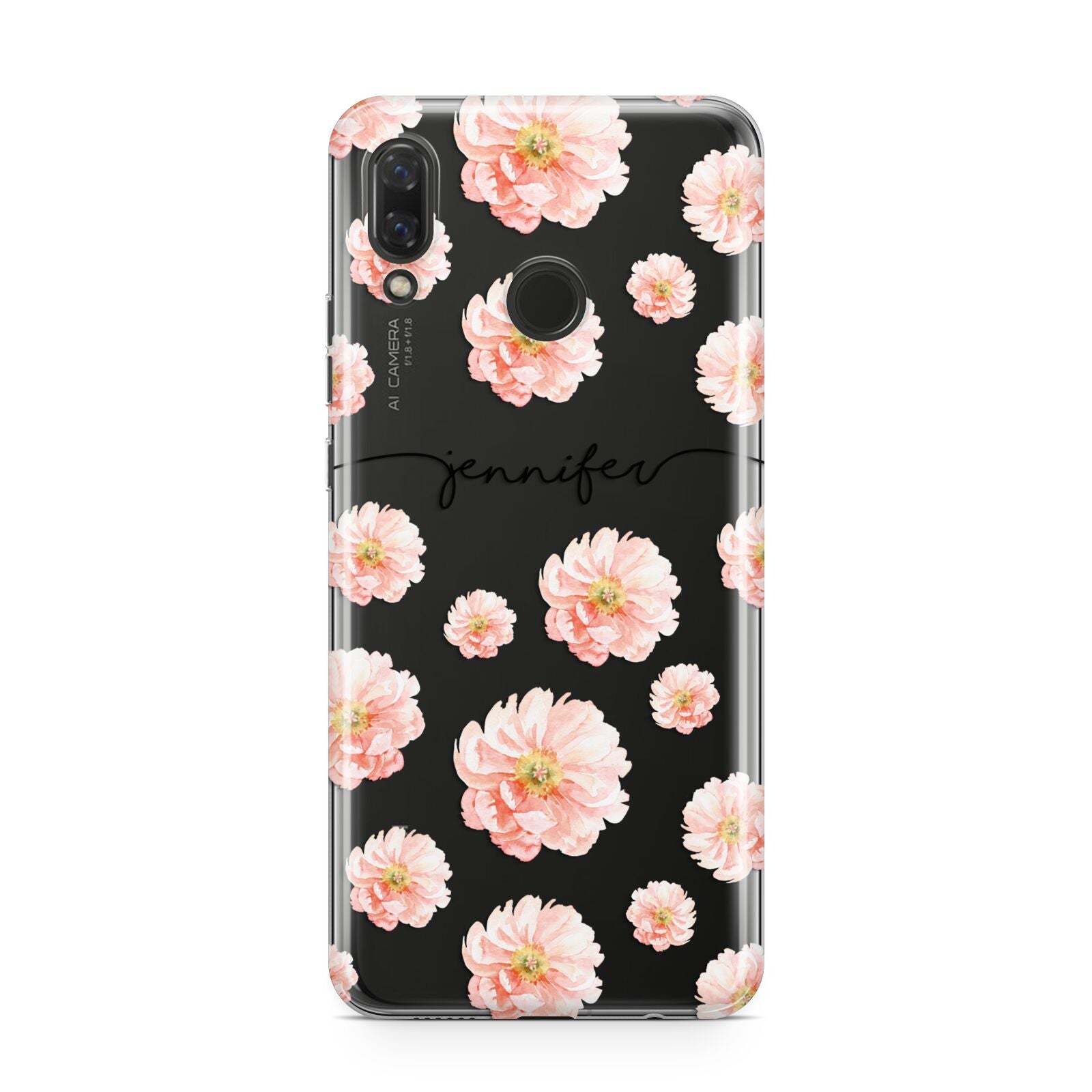 Personalised Flower Name Huawei Nova 3 Phone Case