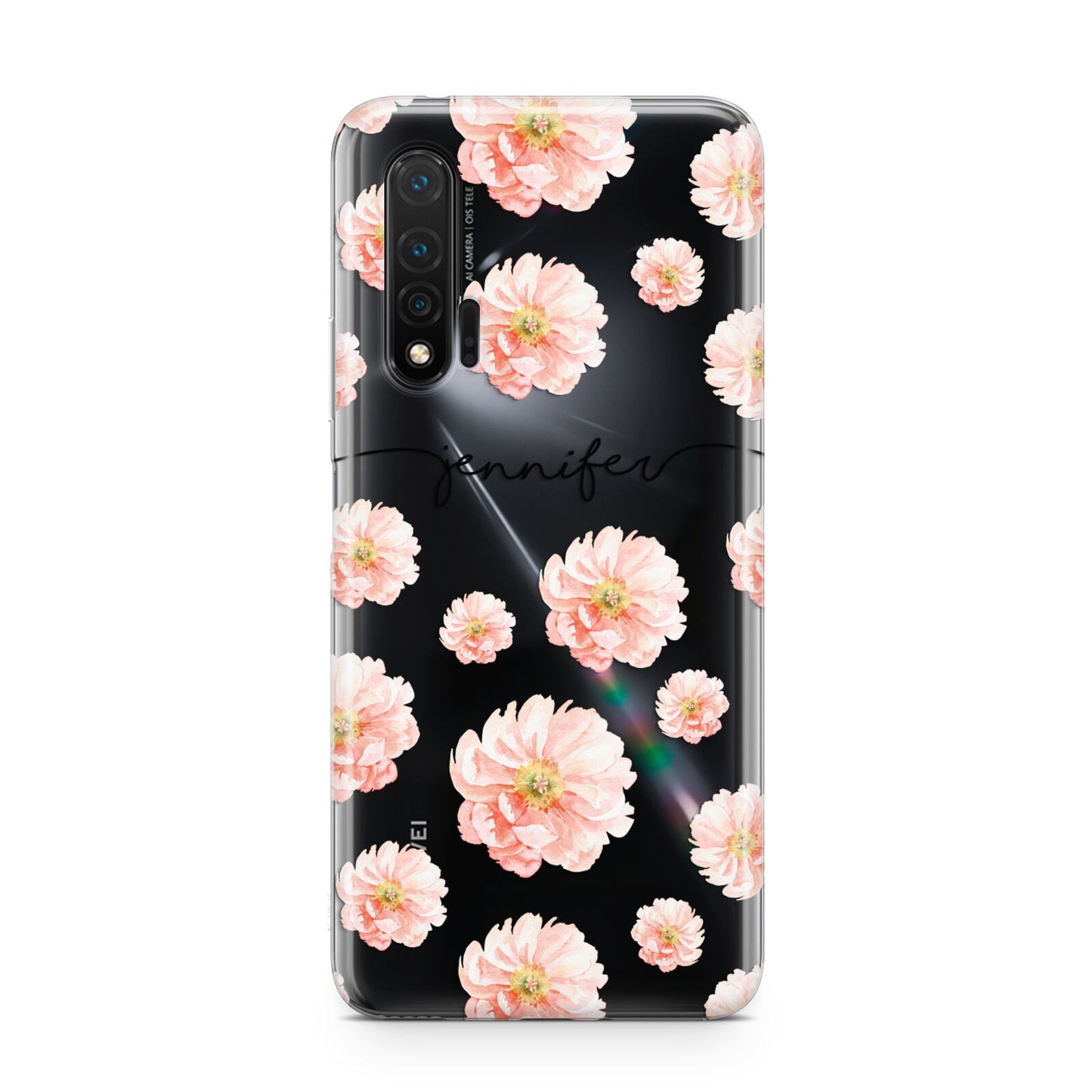 Personalised Flower Name Huawei Nova 6 Phone Case