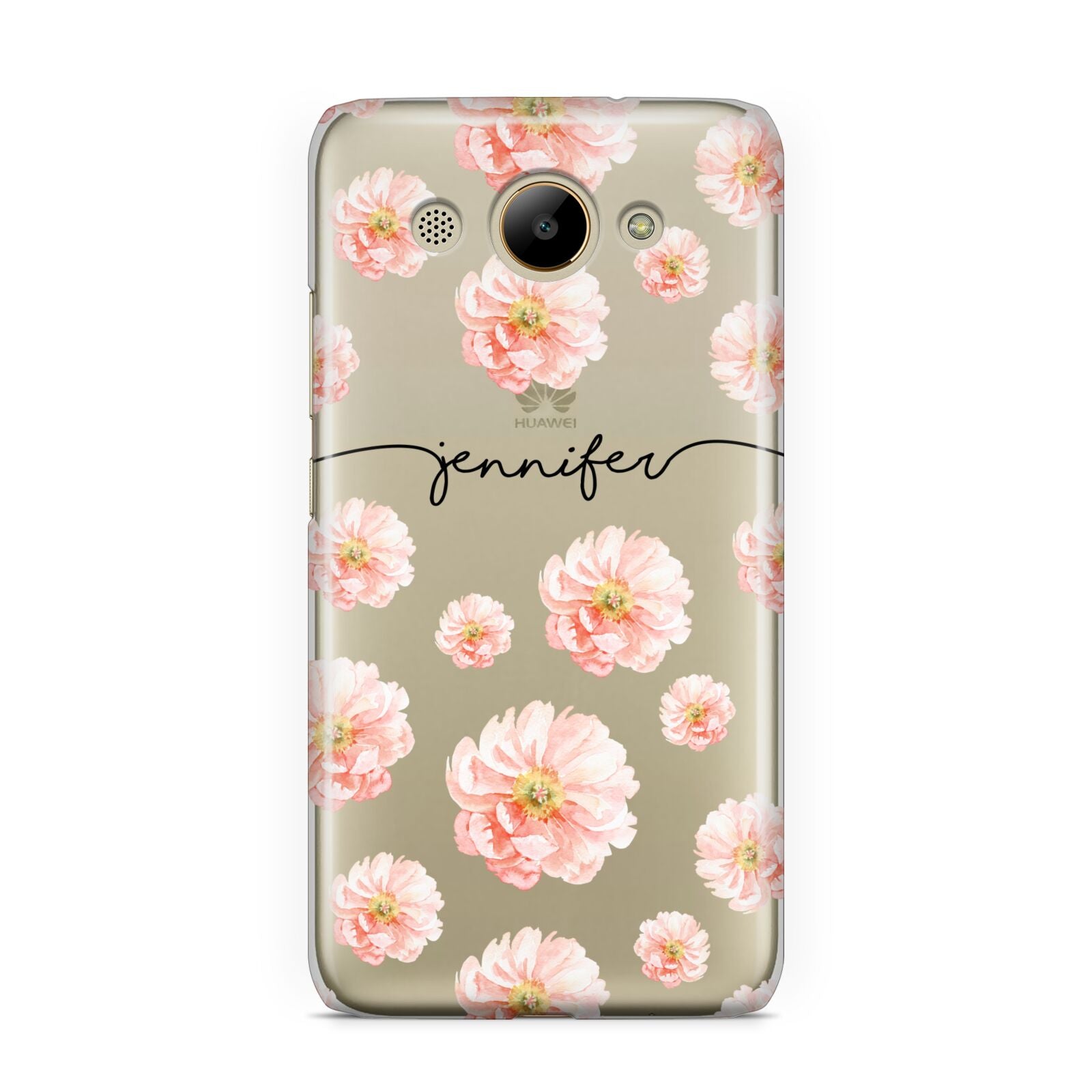 Personalised Flower Name Huawei Y3 2017