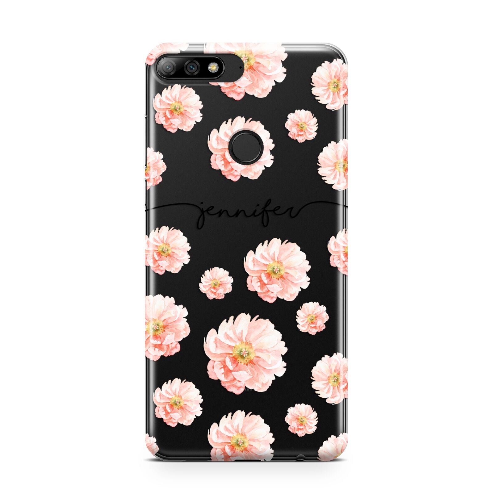 Personalised Flower Name Huawei Y7 2018