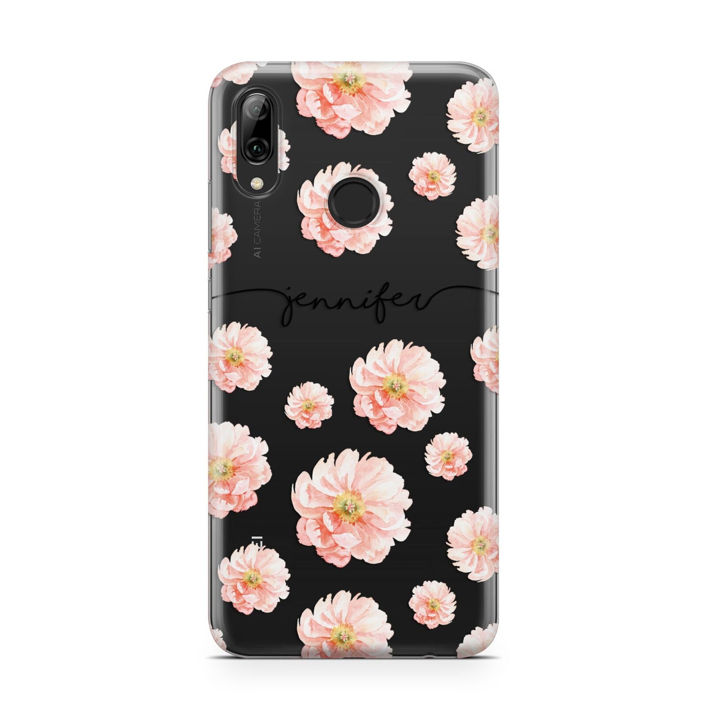 Personalised Flower Name Huawei Y7 2019