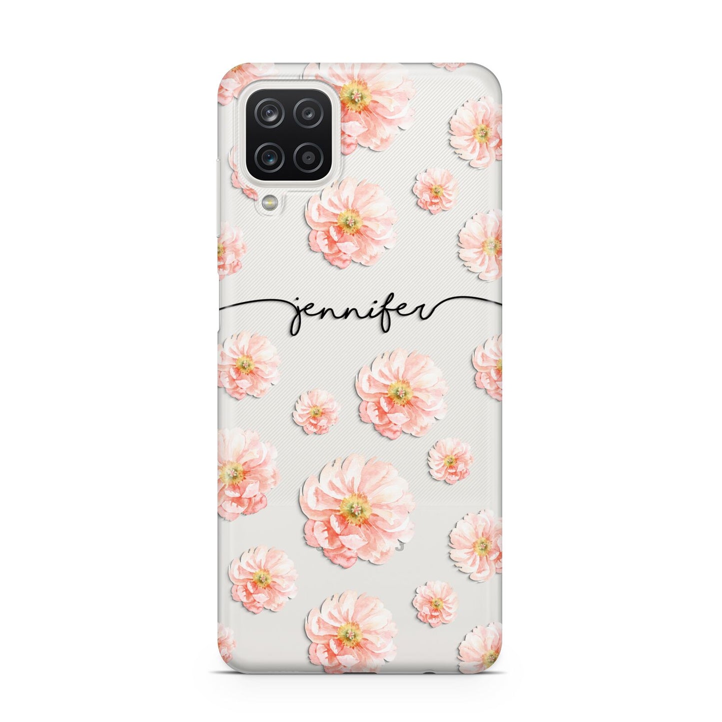 Personalised Flower Name Samsung A12 Case