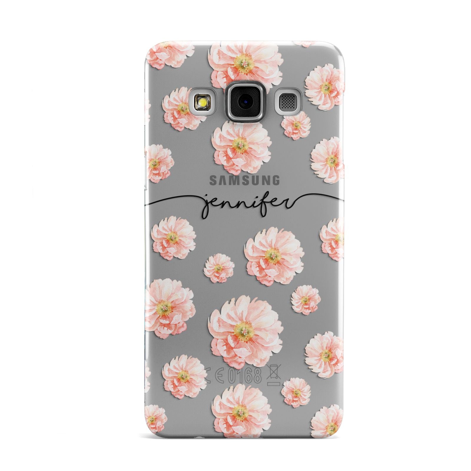 Personalised Flower Name Samsung Galaxy A3 Case