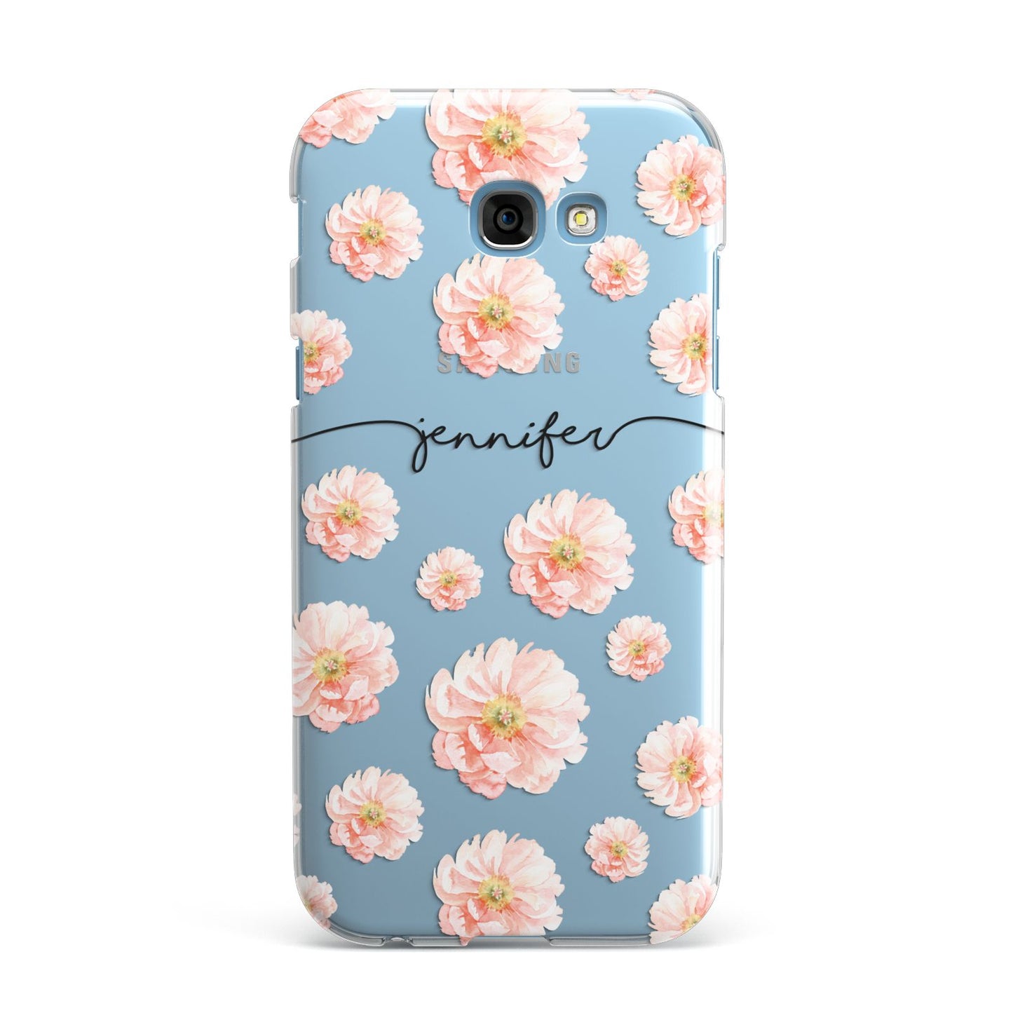 Personalised Flower Name Samsung Galaxy A7 2017 Case