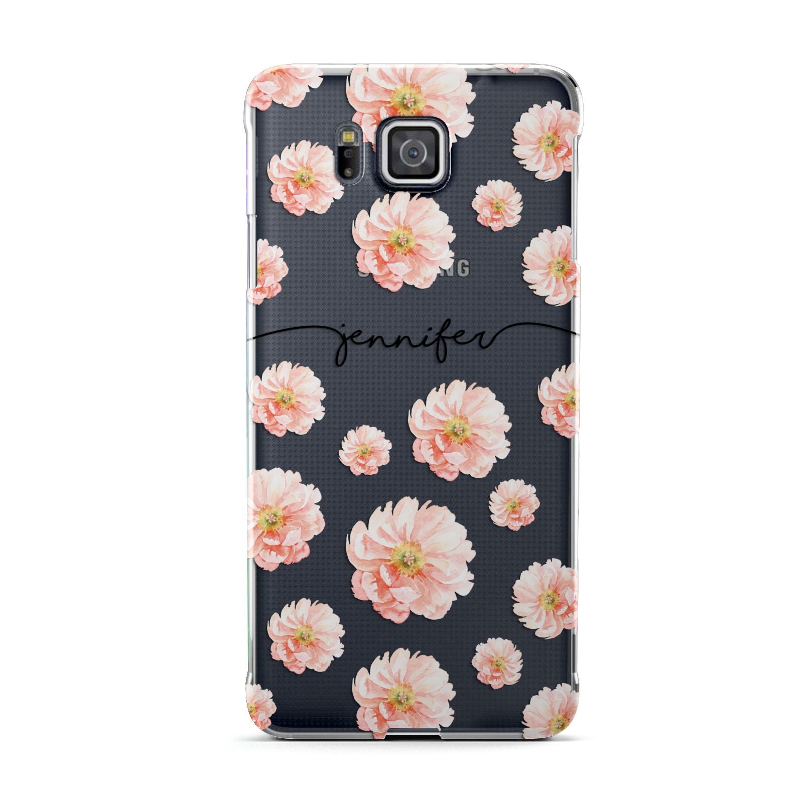 Personalised Flower Name Samsung Galaxy Alpha Case