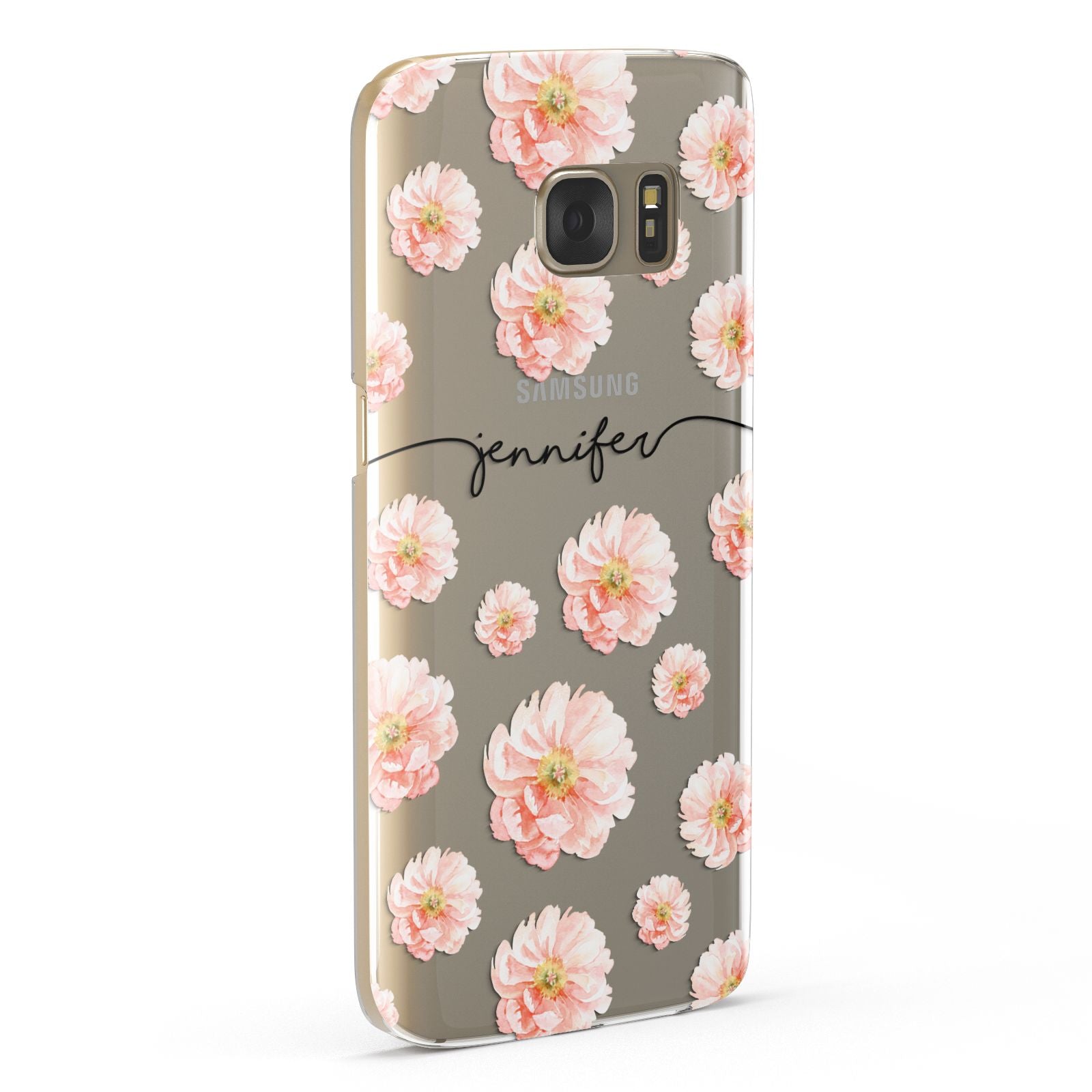 Personalised Flower Name Samsung Galaxy Case Fourty Five Degrees