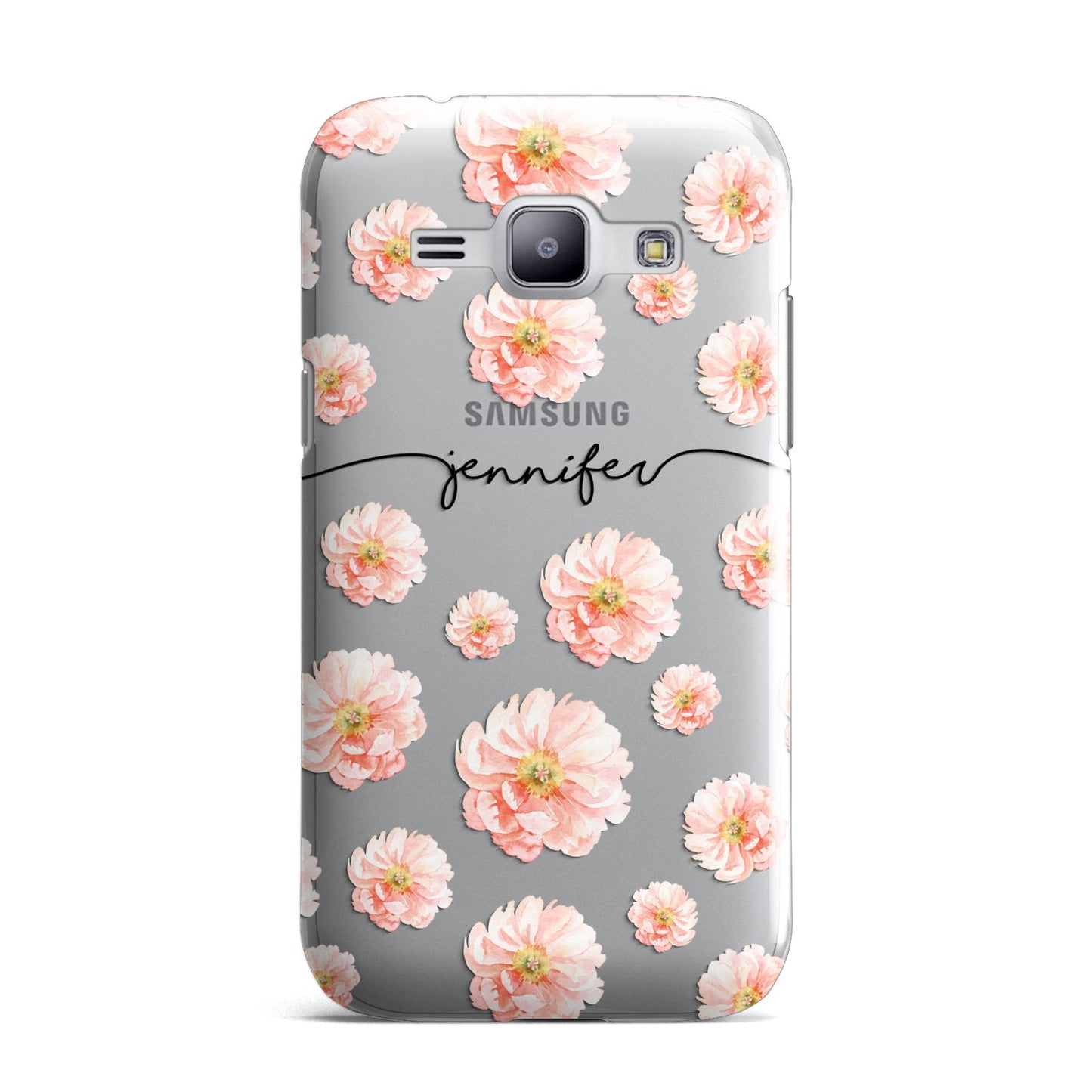 Personalised Flower Name Samsung Galaxy J1 2015 Case