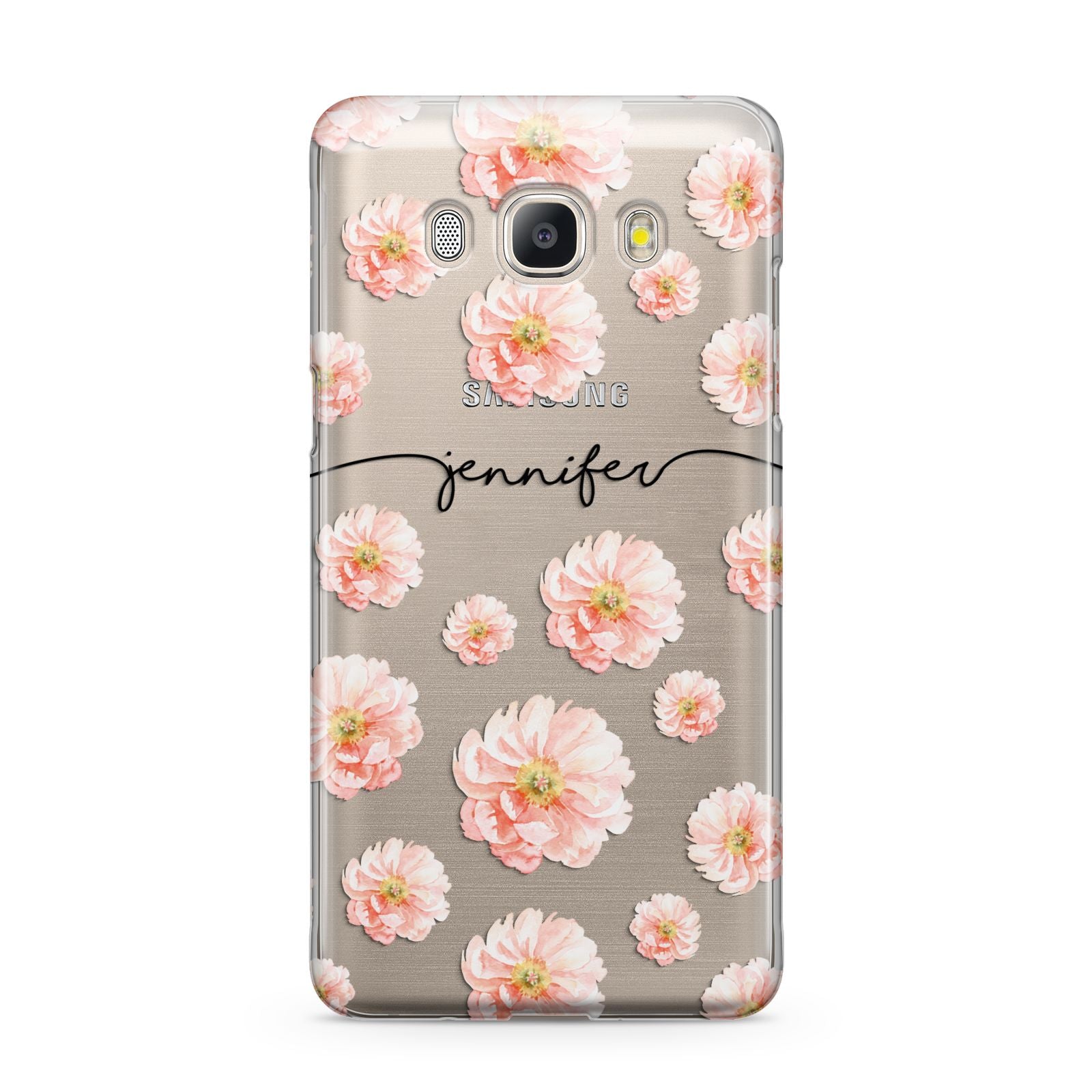 Personalised Flower Name Samsung Galaxy J5 2016 Case