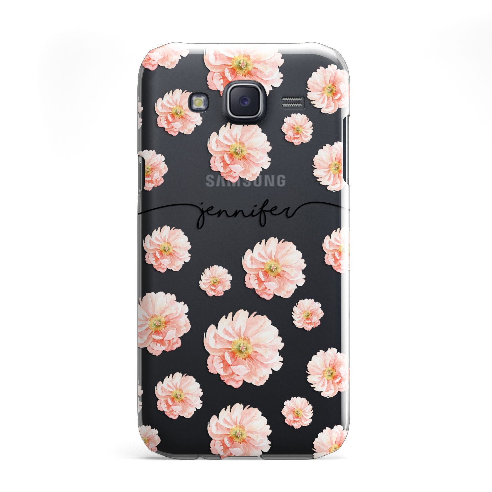 Personalised Flower Name Samsung Galaxy J5 Case