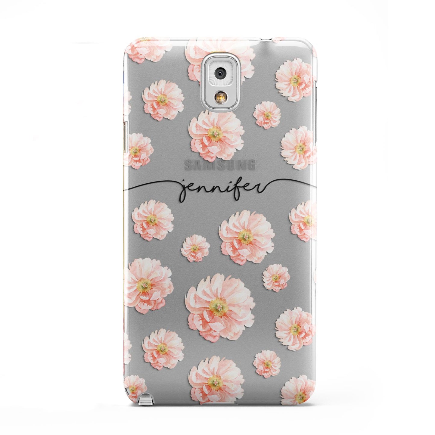 Personalised Flower Name Samsung Galaxy Note 3 Case