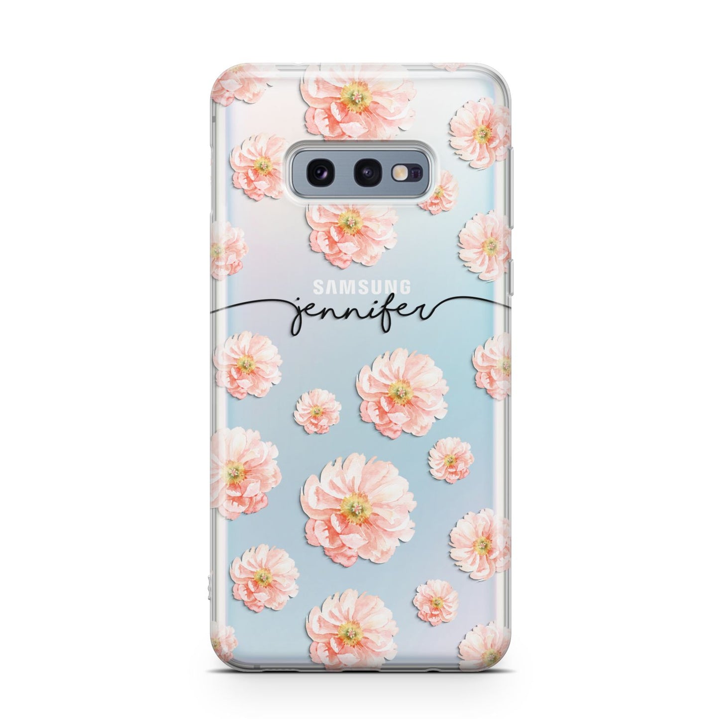 Personalised Flower Name Samsung Galaxy S10E Case