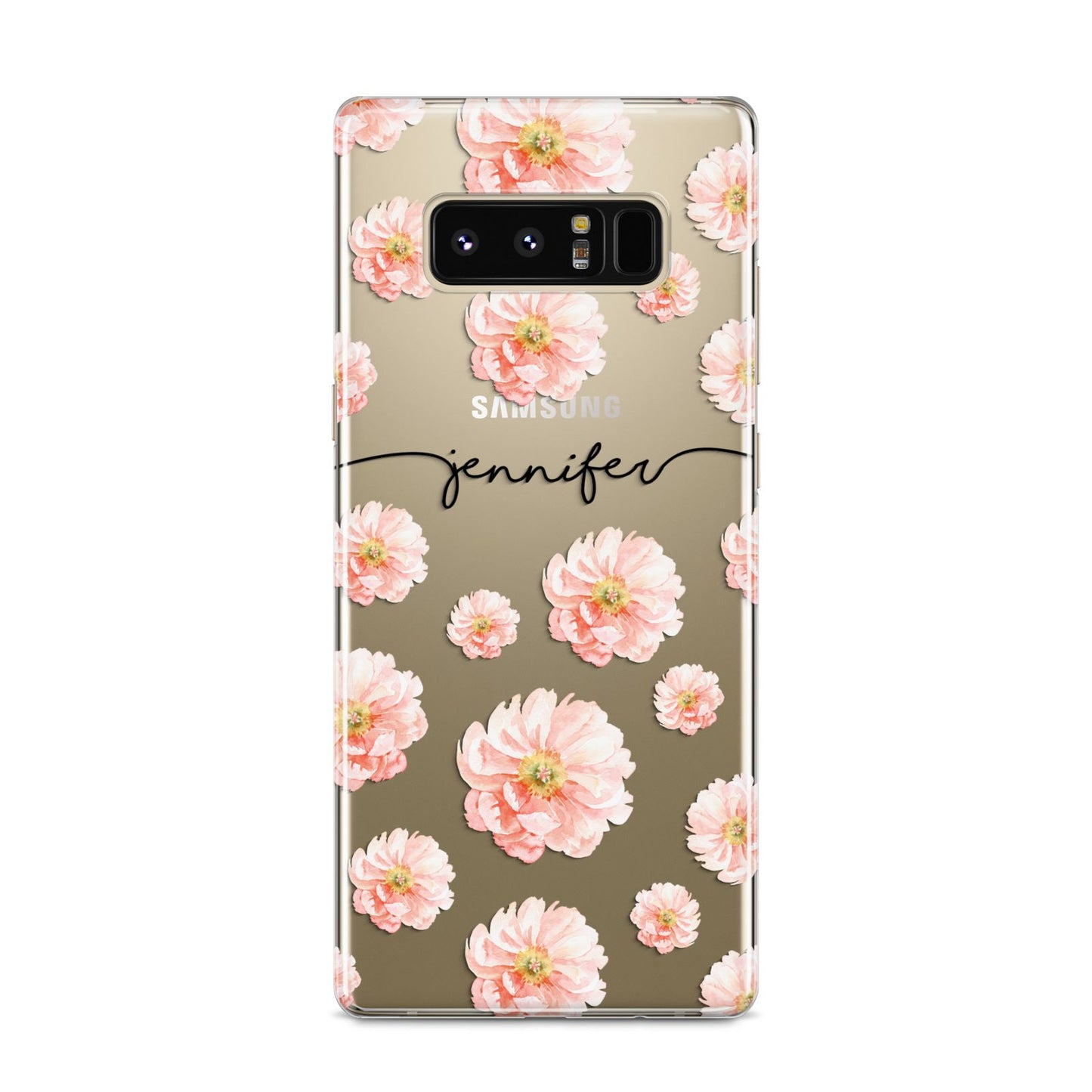 Personalised Flower Name Samsung Galaxy S8 Case