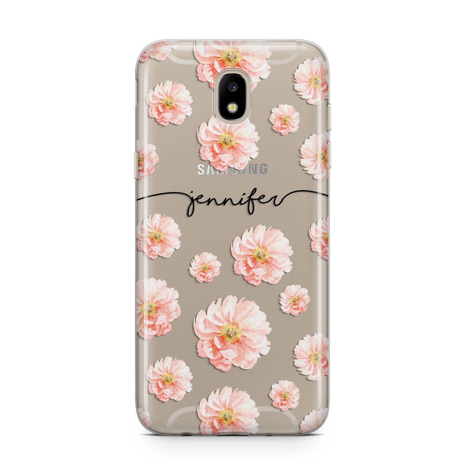 Personalised Flower Name Samsung J5 2017 Case