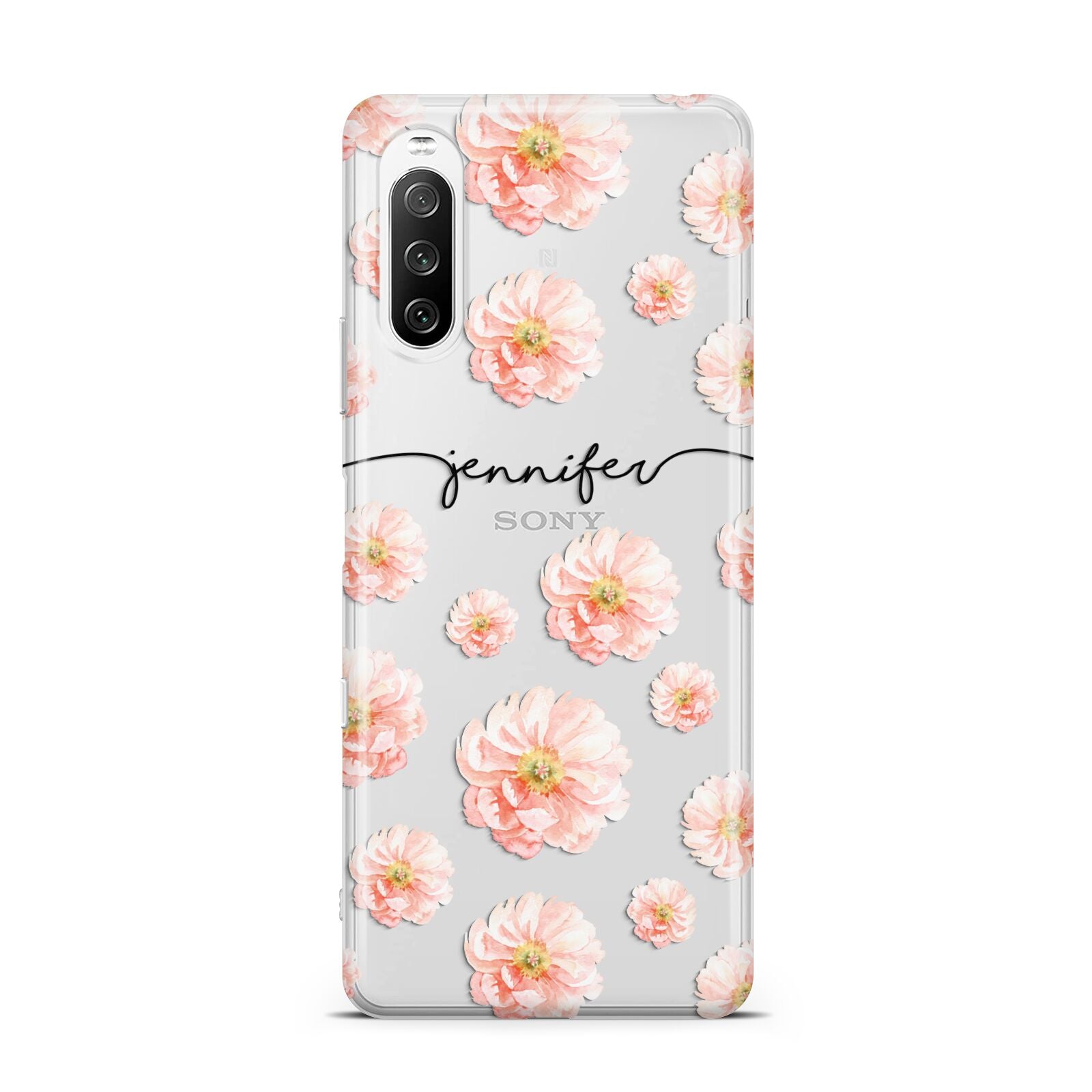 Personalised Flower Name Sony Xperia 10 III Case