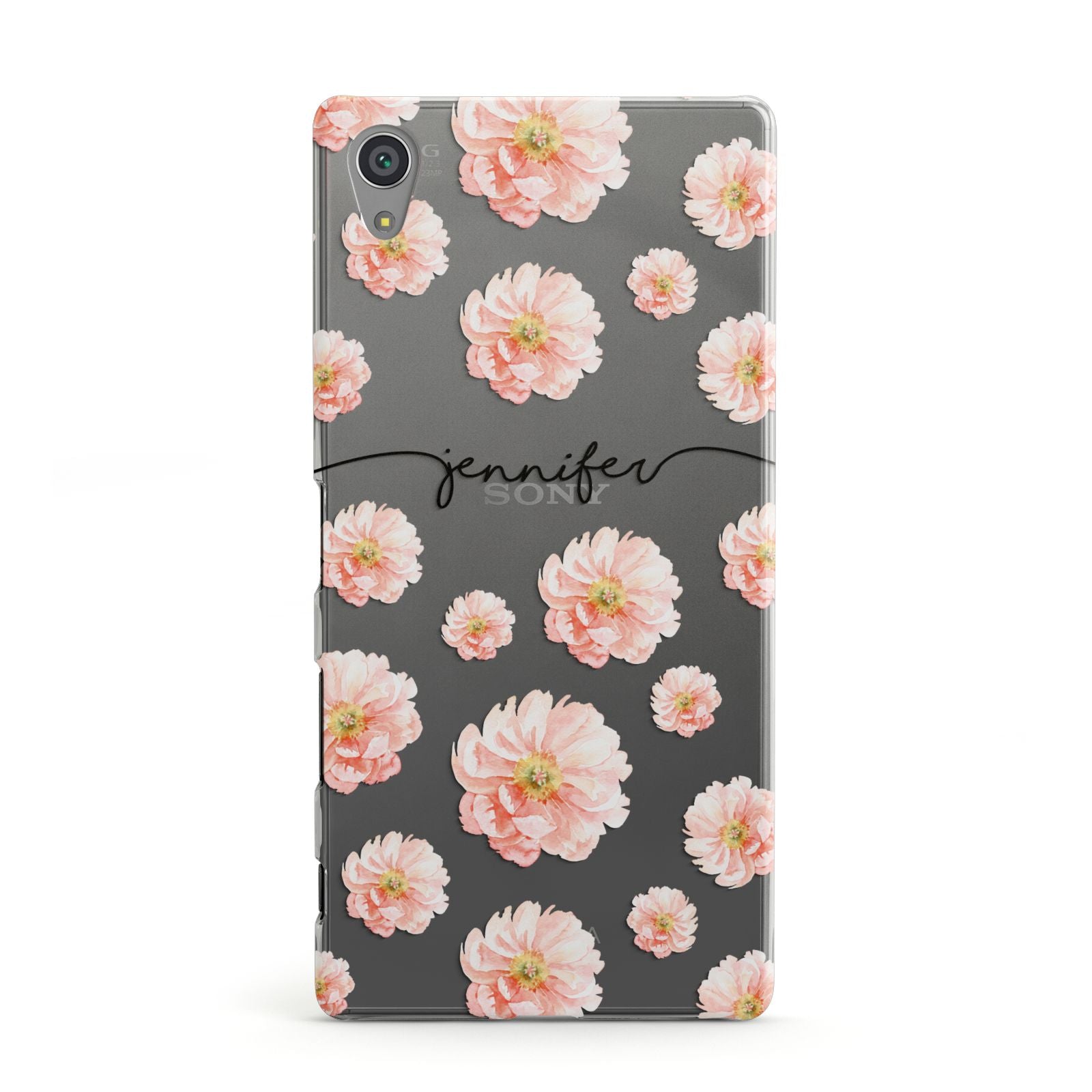 Personalised Flower Name Sony Xperia Case