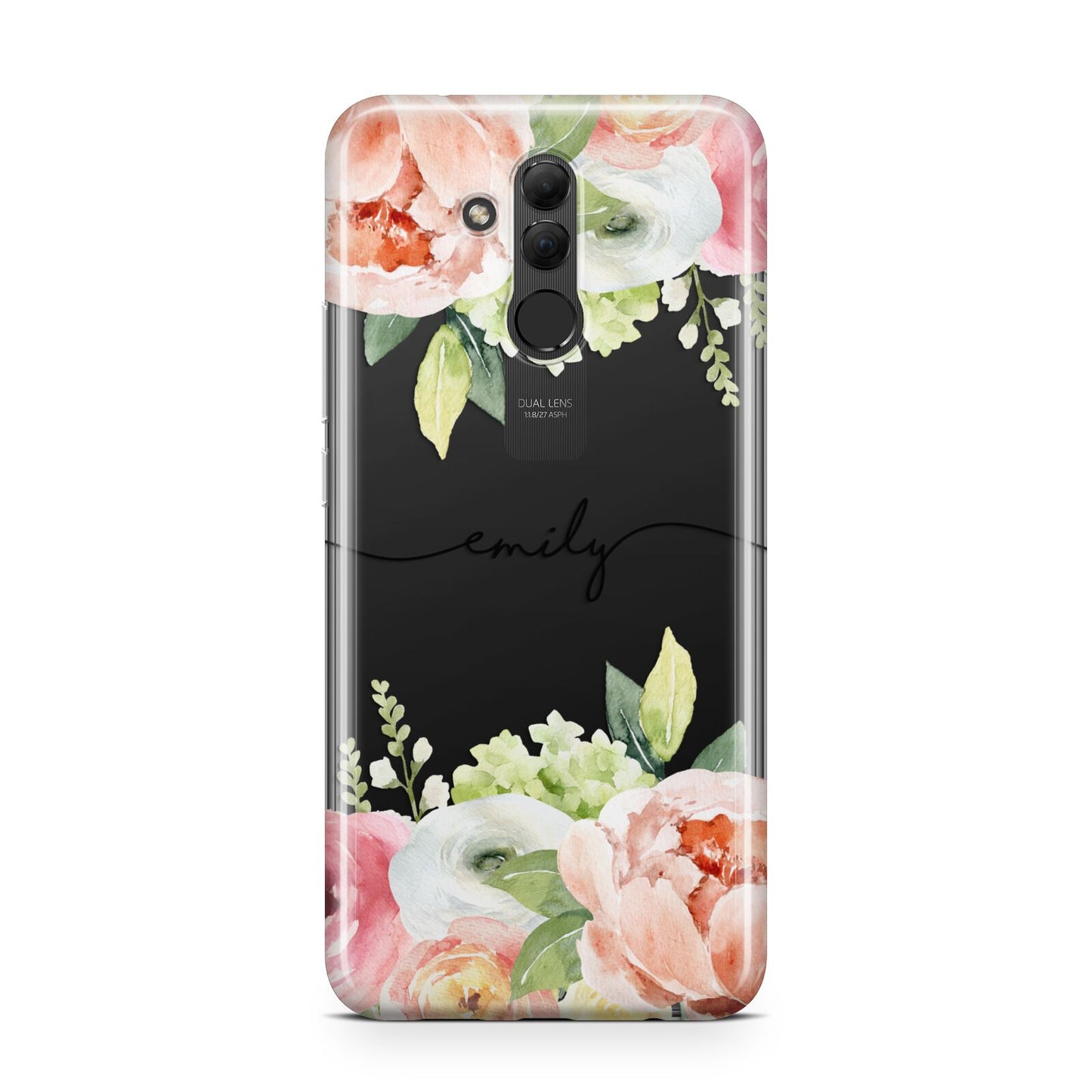 Personalised Flowers Huawei Mate 20 Lite