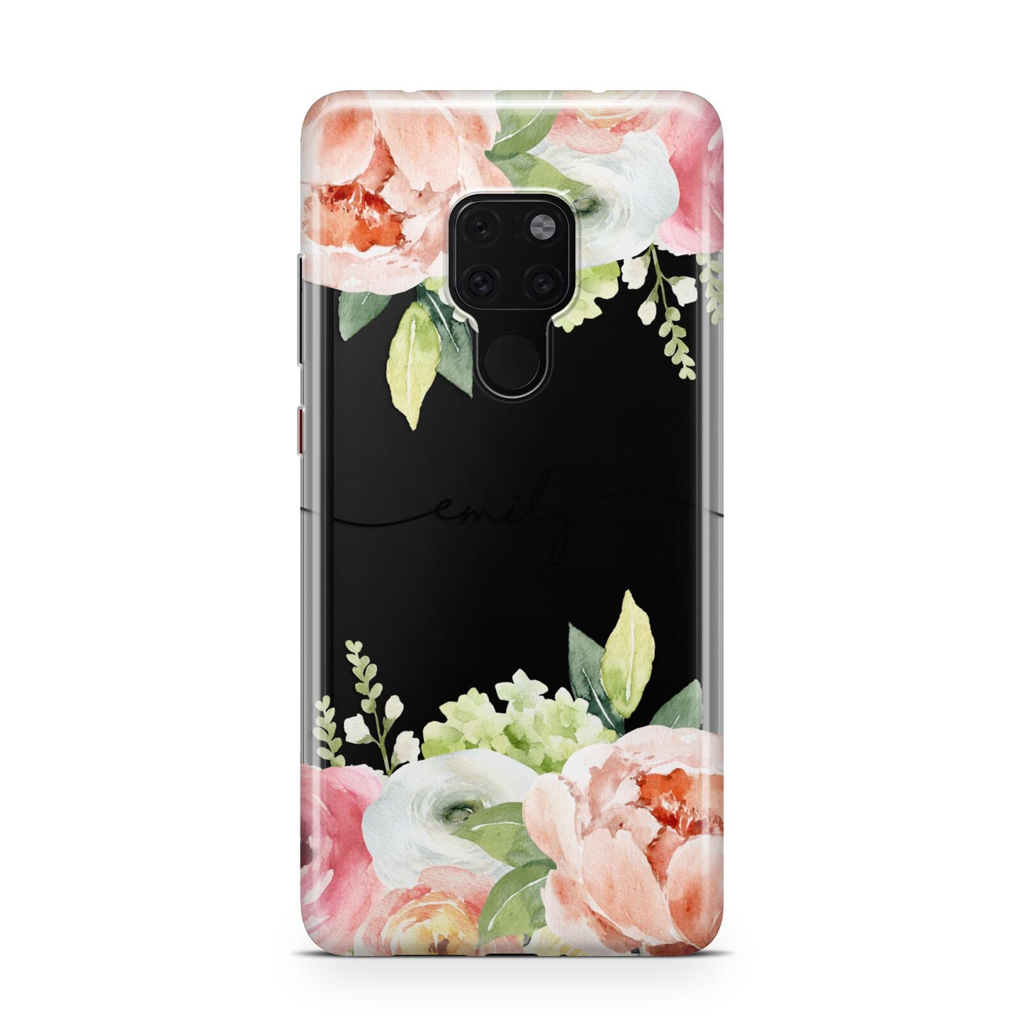 Personalised Flowers Huawei Mate 20 Phone Case