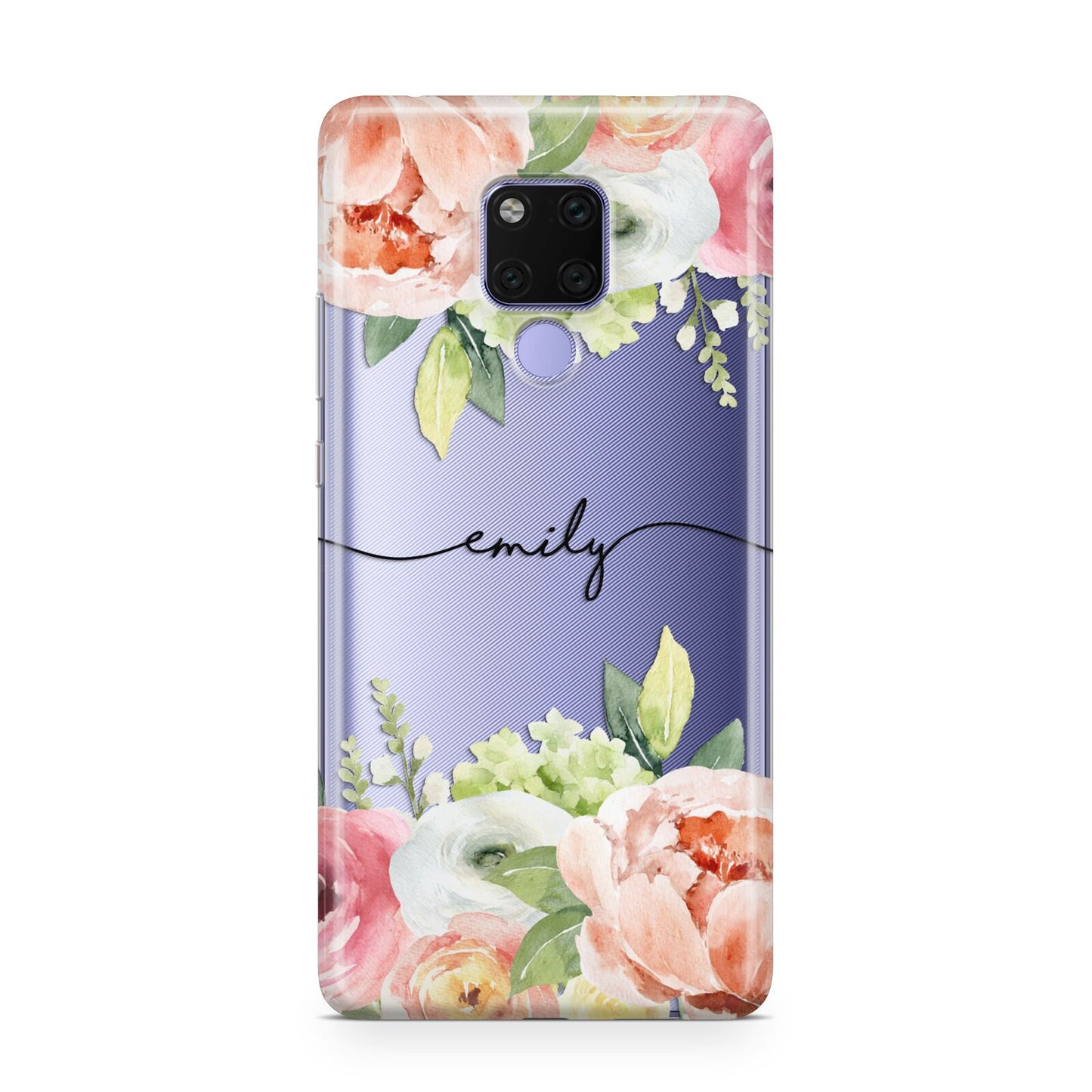 Personalised Flowers Huawei Mate 20X Phone Case