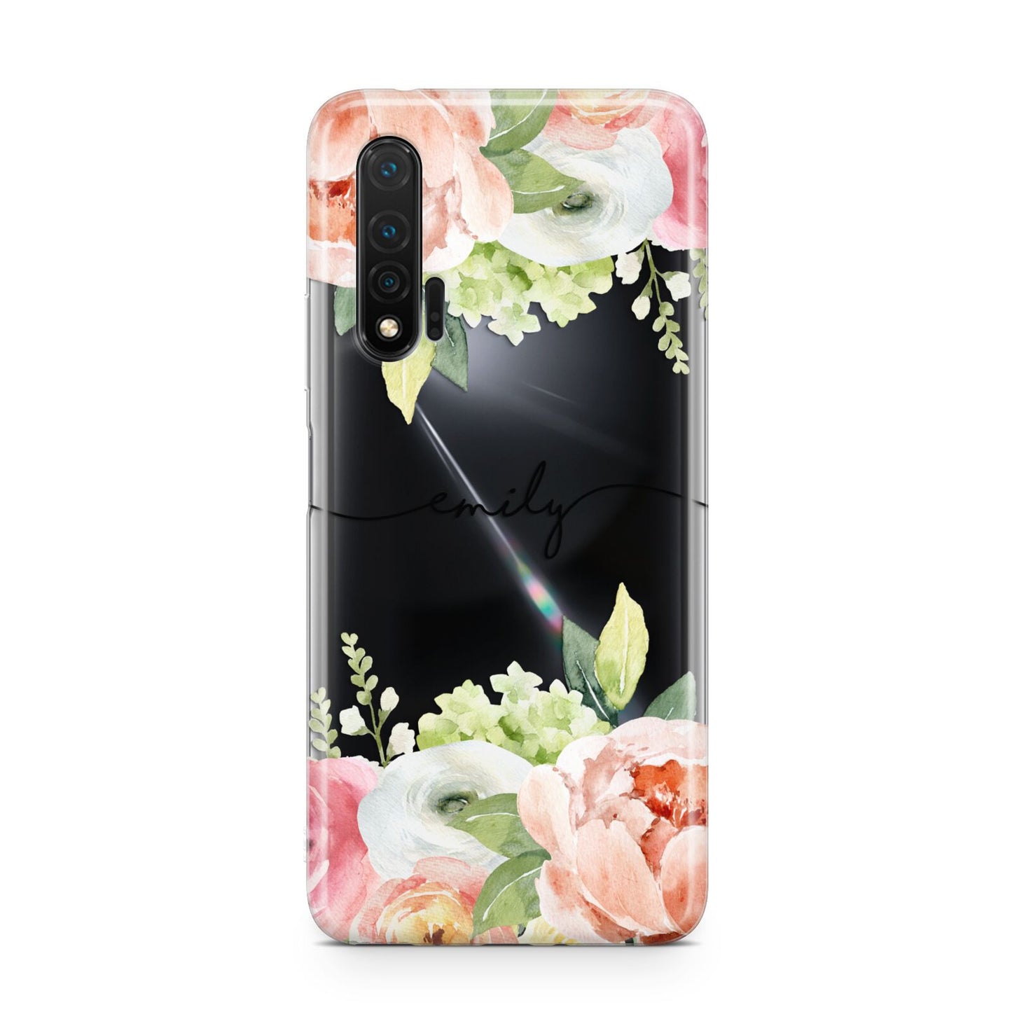 Personalised Flowers Huawei Nova 6 Phone Case