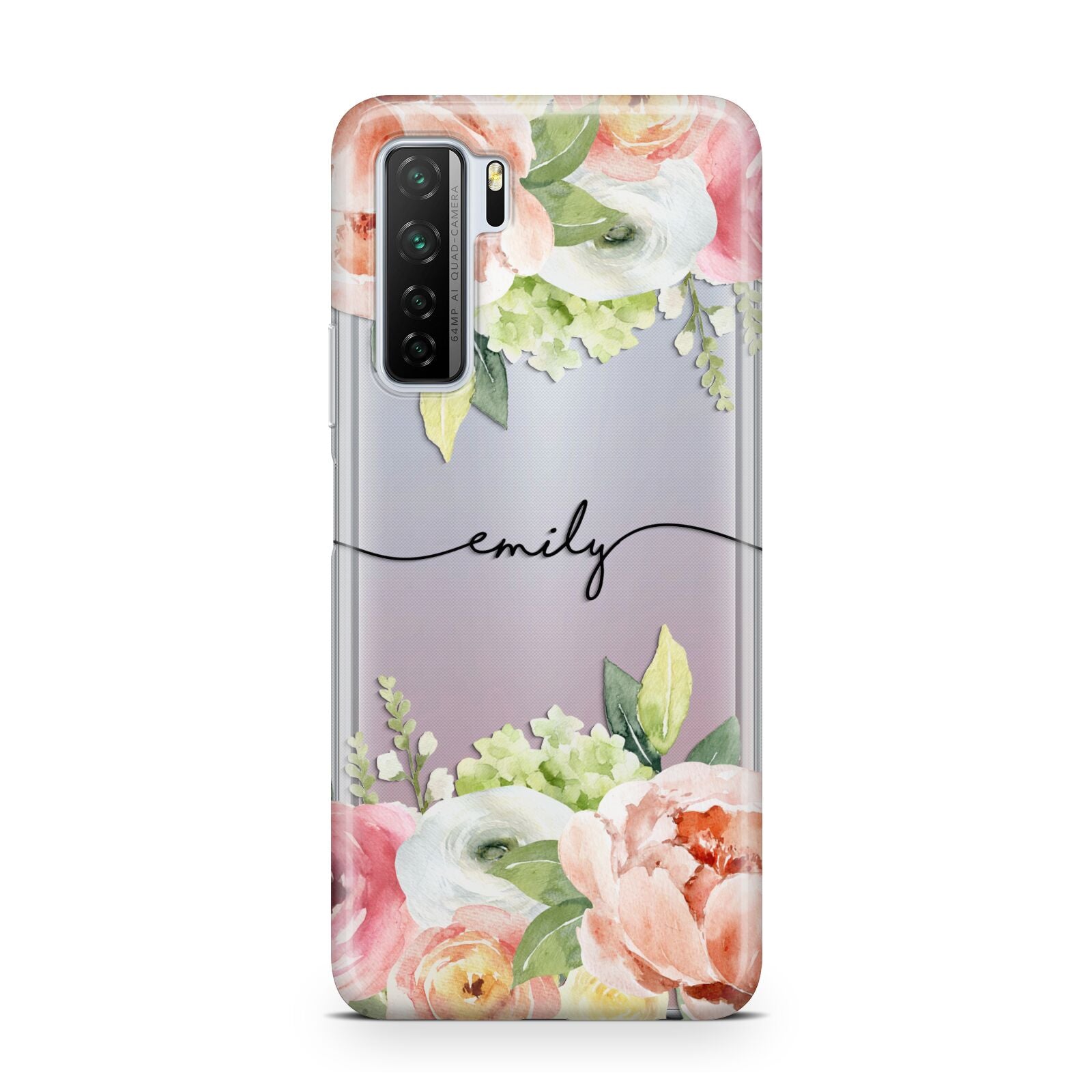 Personalised Flowers Huawei P40 Lite 5G Phone Case