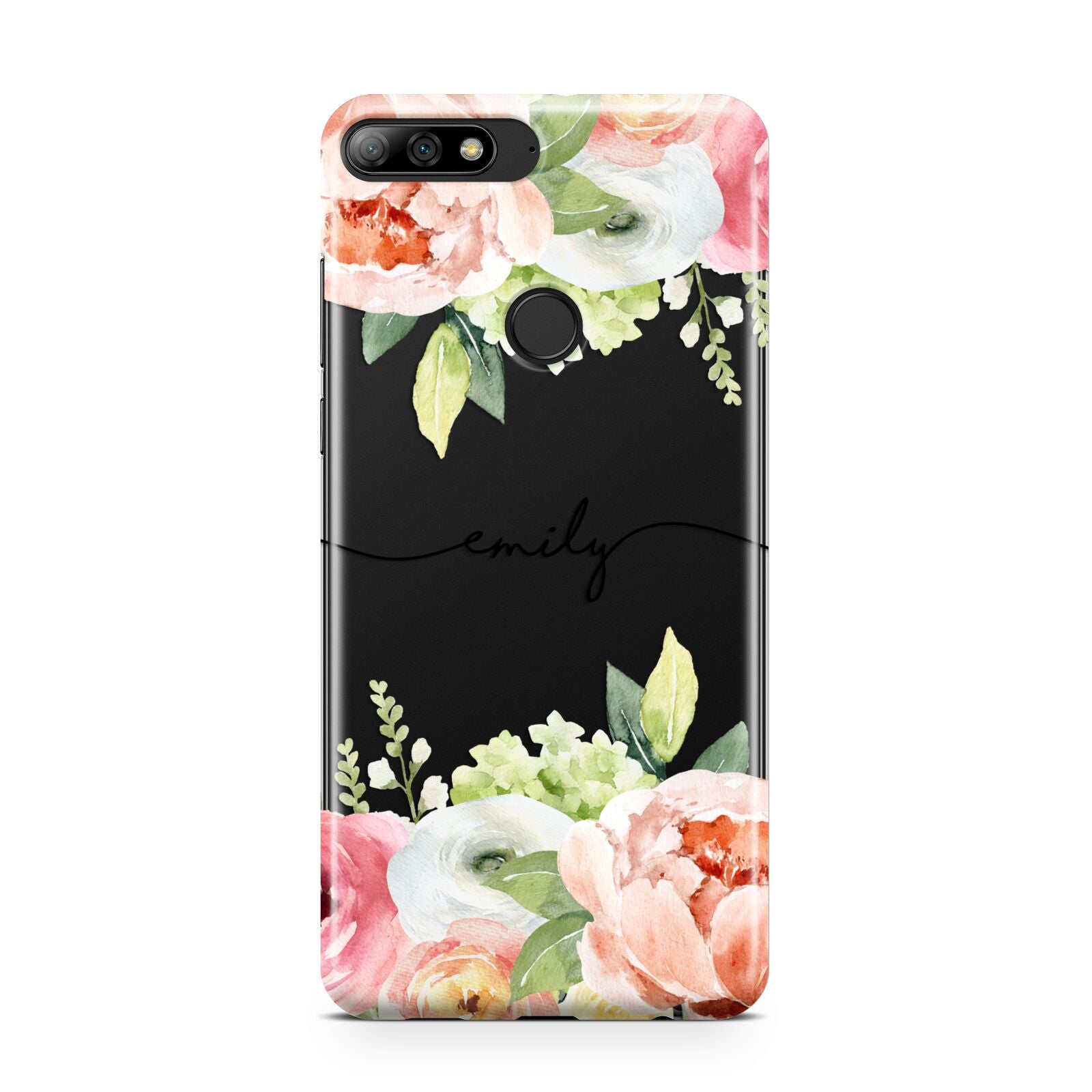 Personalised Flowers Huawei Y7 2018